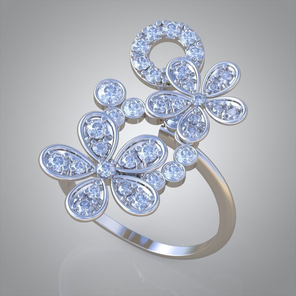 Earring model 0575 3D printable model12 3D print model_1