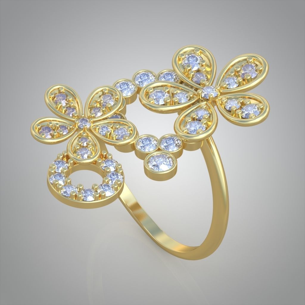 Earring model 0575 3D printable model12 3D print model_5