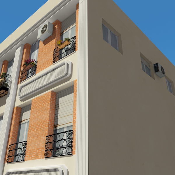 104 Buildings Collection Low-poly 3D model_68