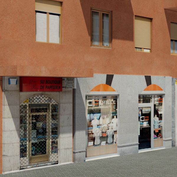 104 Buildings Collection Low-poly 3D model_157