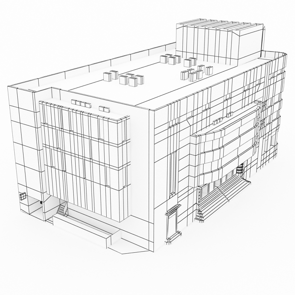 104 Buildings Collection Low-poly 3D model_74