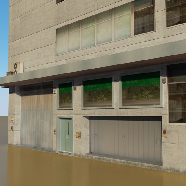 104 Buildings Collection Low-poly 3D model_42