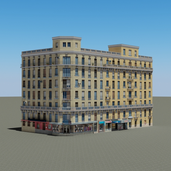 104 Buildings Collection Low-poly 3D model_208
