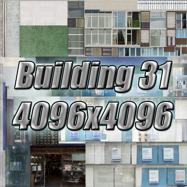 104 Buildings Collection Low-poly 3D model_247