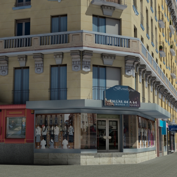 104 Buildings Collection Low-poly 3D model_210