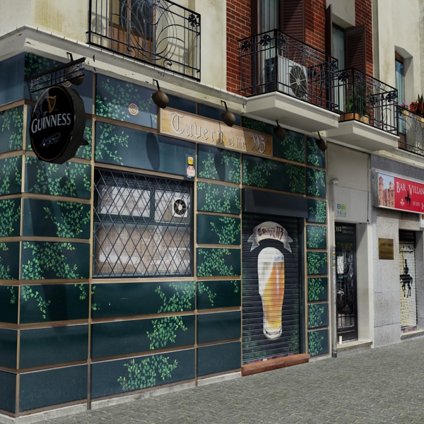 104 Buildings Collection Low-poly 3D model_137