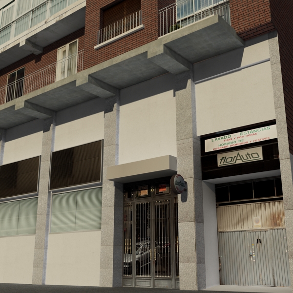 104 Buildings Collection Low-poly 3D model_146