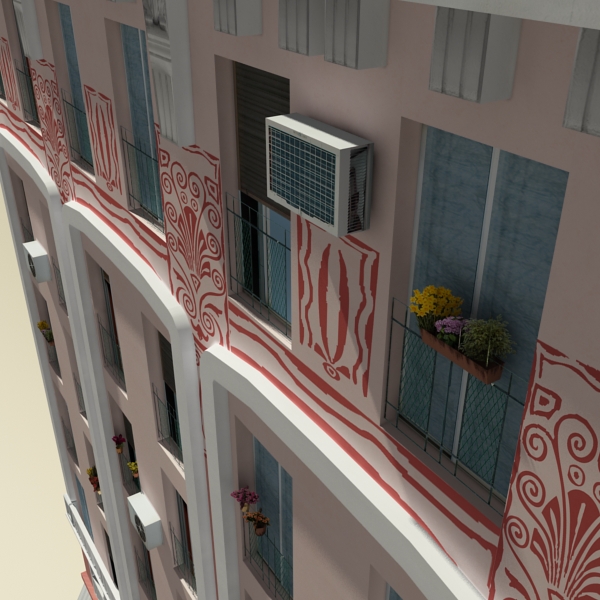 104 Buildings Collection Low-poly 3D model_18