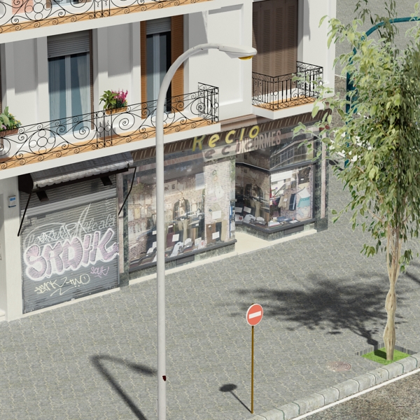 104 Buildings Collection Low-poly 3D model_23