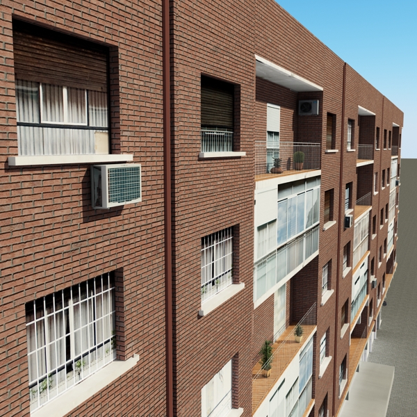 104 Buildings Collection Low-poly 3D model_148