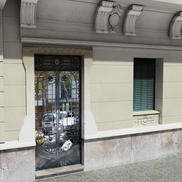 104 Buildings Collection Low-poly 3D model_131