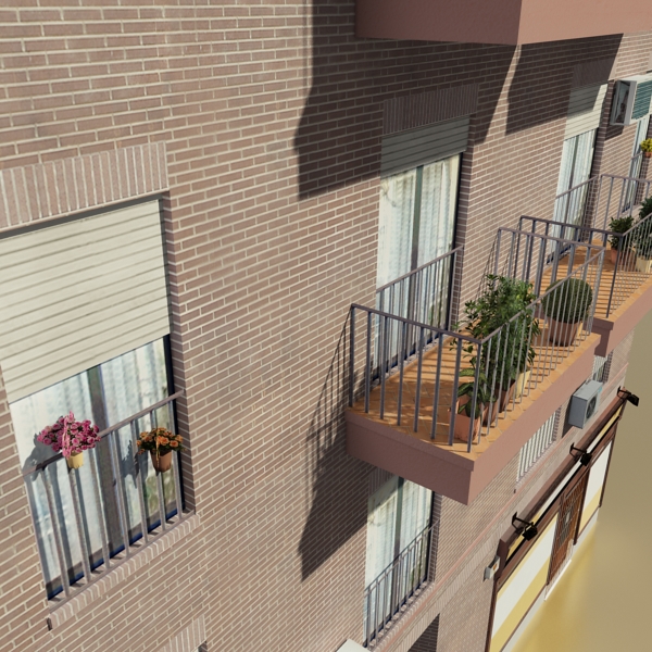 104 Buildings Collection Low-poly 3D model_60