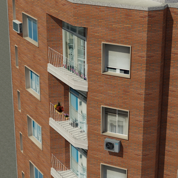 104 Buildings Collection Low-poly 3D model_194