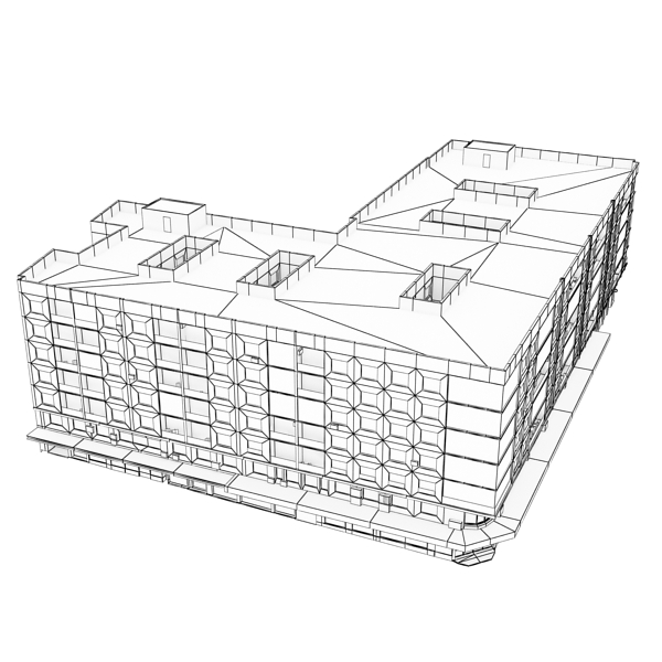 104 Buildings Collection Low-poly 3D model_150