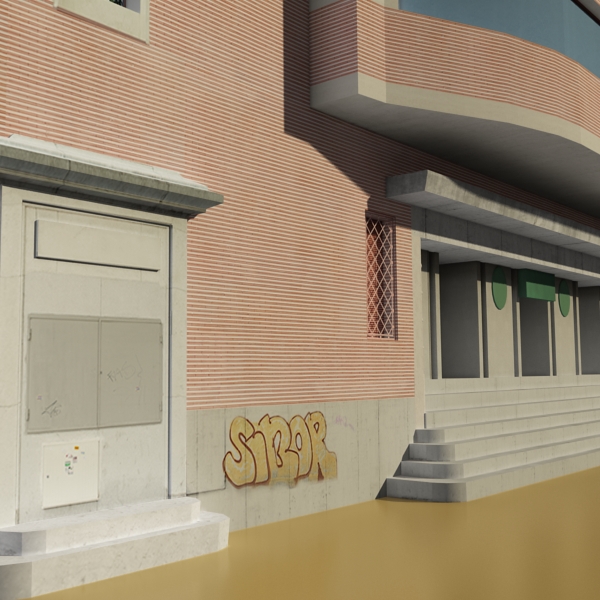 104 Buildings Collection Low-poly 3D model_71