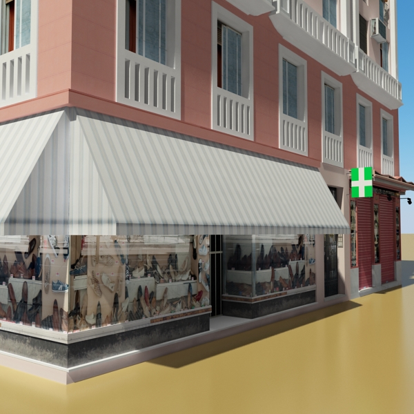 104 Buildings Collection Low-poly 3D model_14