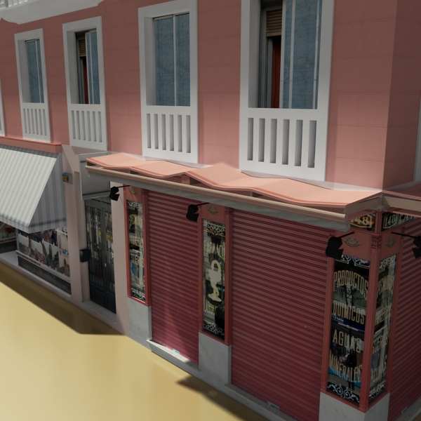 104 Buildings Collection Low-poly 3D model_15