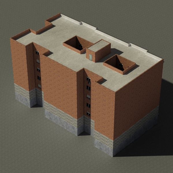 104 Buildings Collection Low-poly 3D model_172