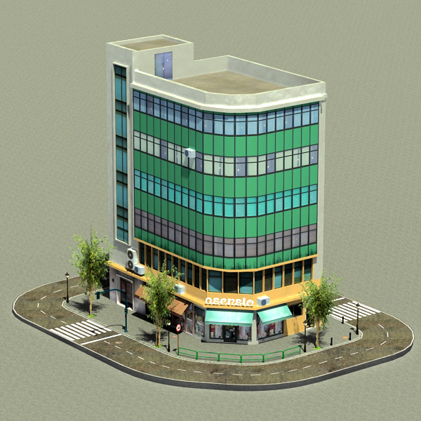 104 Buildings Collection Low-poly 3D model_80