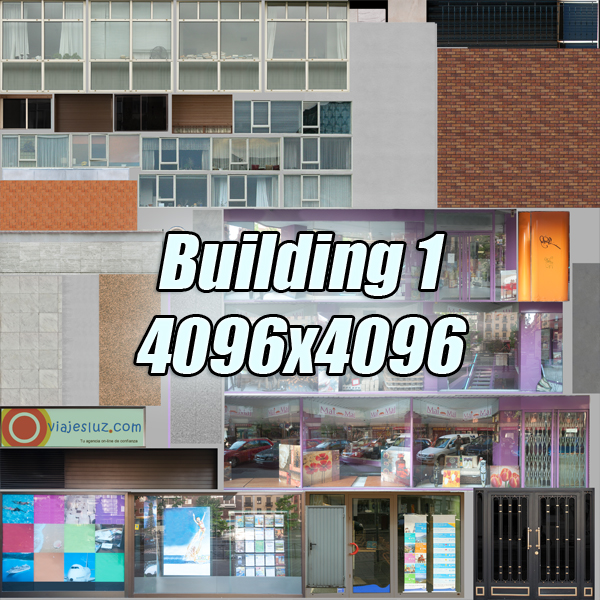 104 Buildings Collection Low-poly 3D model_241