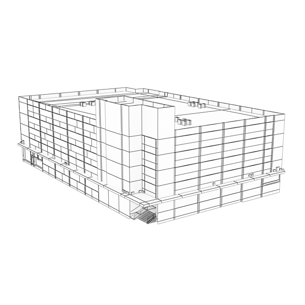 104 Buildings Collection Low-poly 3D model_44