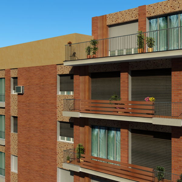 104 Buildings Collection Low-poly 3D model_6