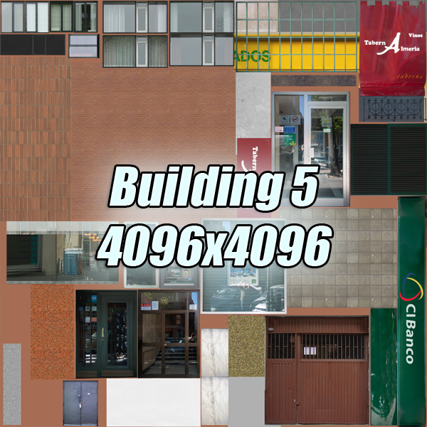 104 Buildings Collection Low-poly 3D model_243