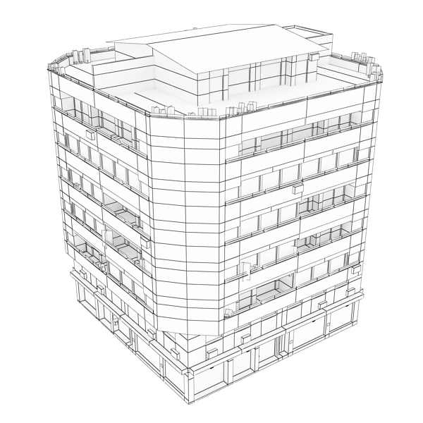 104 Buildings Collection Low-poly 3D model_50