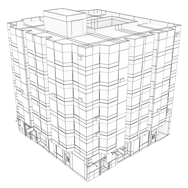 104 Buildings Collection Low-poly 3D model_54