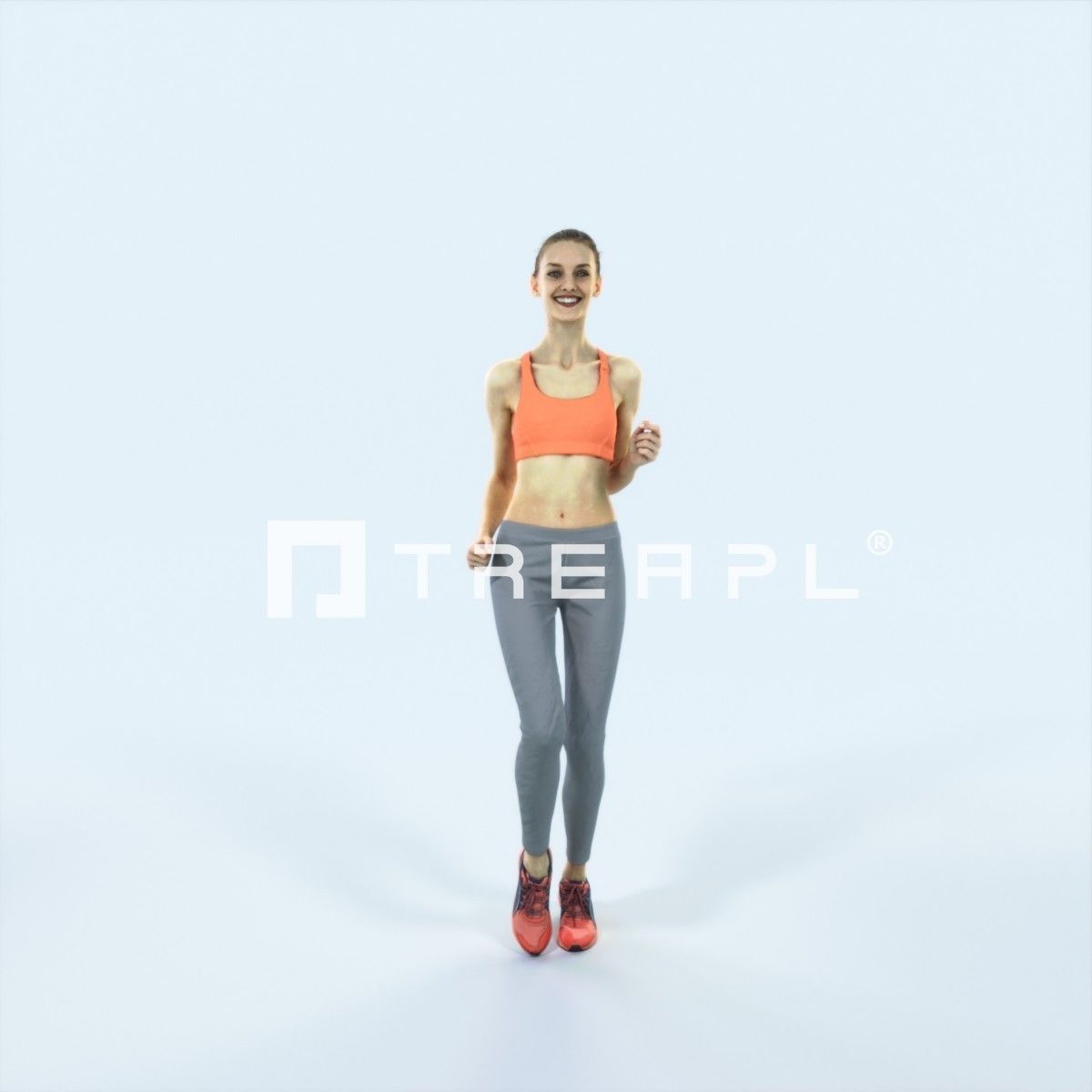 3D model Beauty 03E Jogging Sports Running Woman VR / AR / low-poly ...