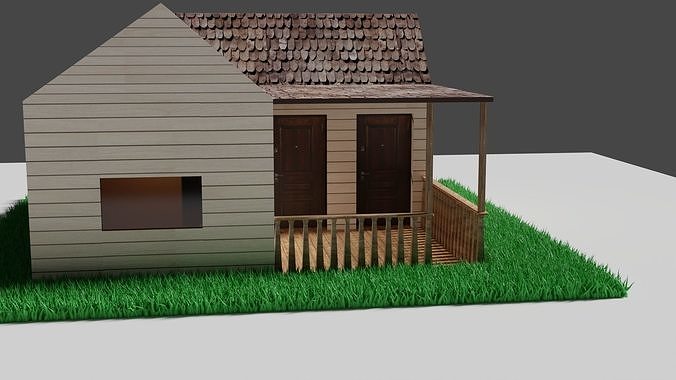 house Free low-poly 3D model