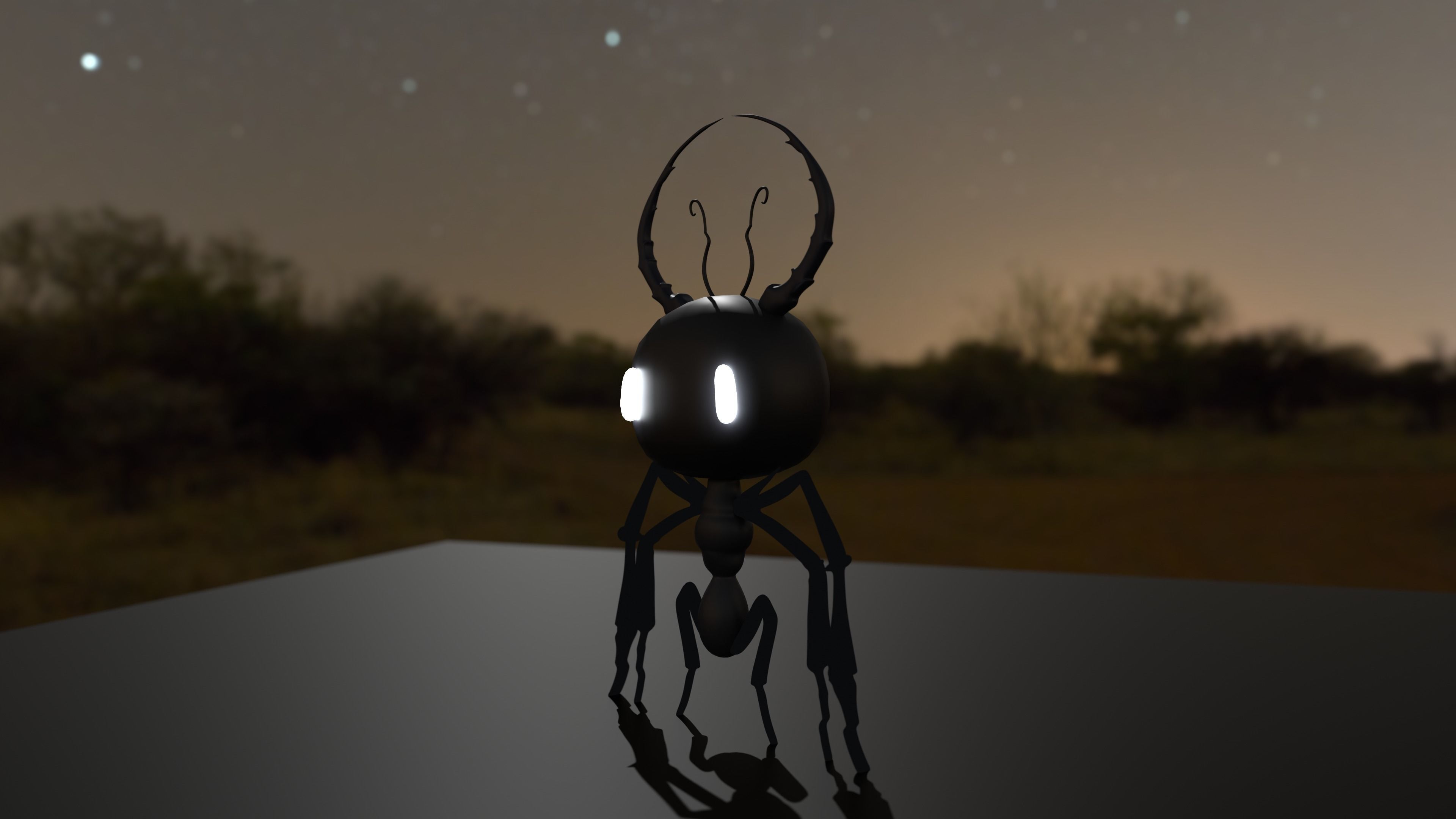 3D Enemy Spider - Blender 3D model_1