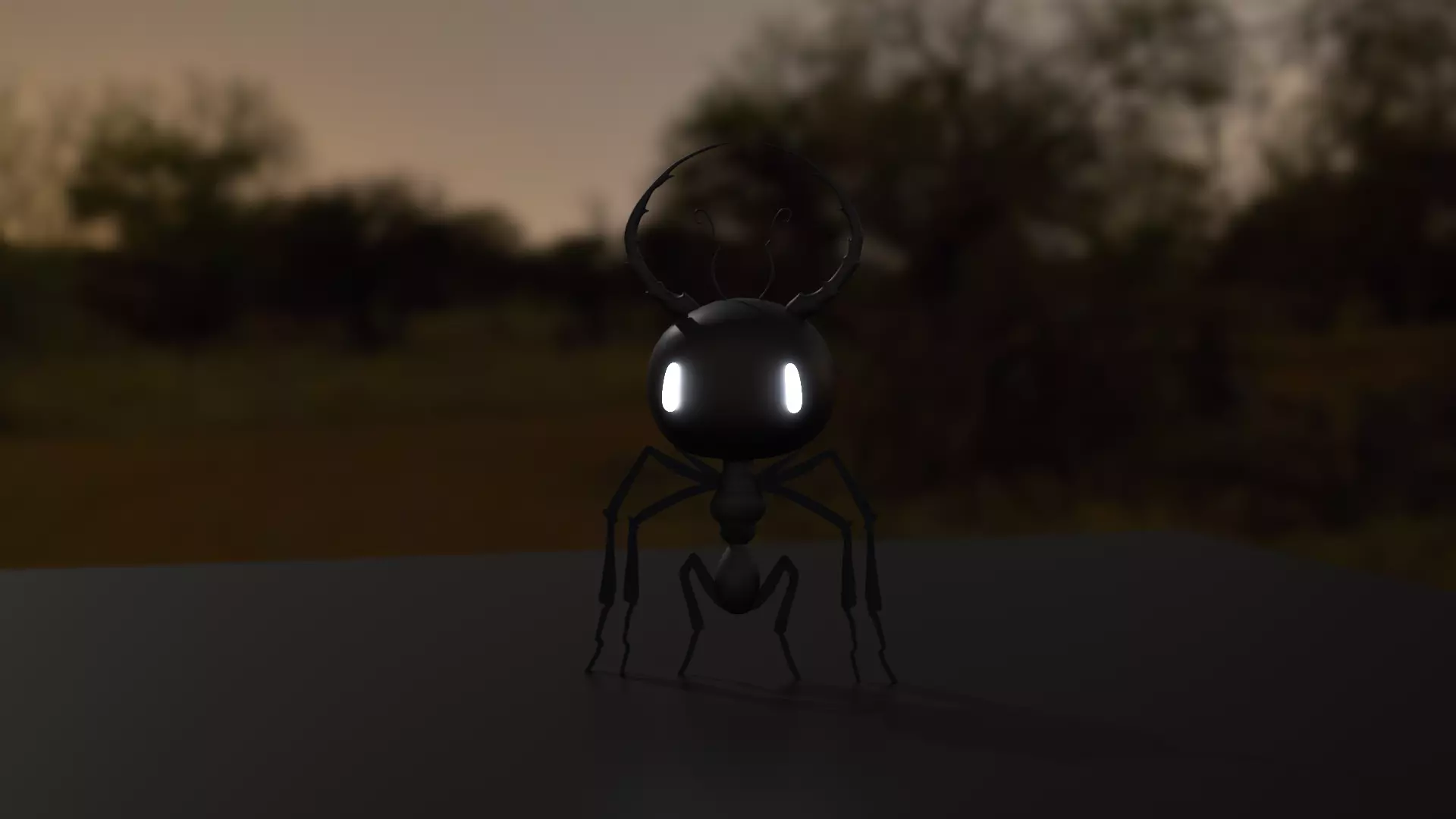 3D Enemy Spider - Blender 3D model_0