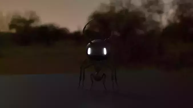 3D Enemy Spider - Blender 3D model