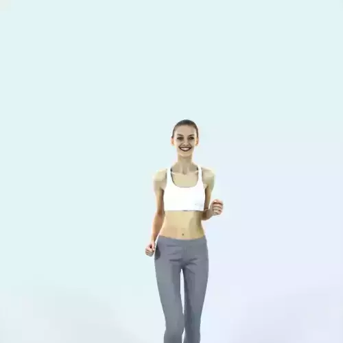 Beauty 03C Jogging Sports Running Woman