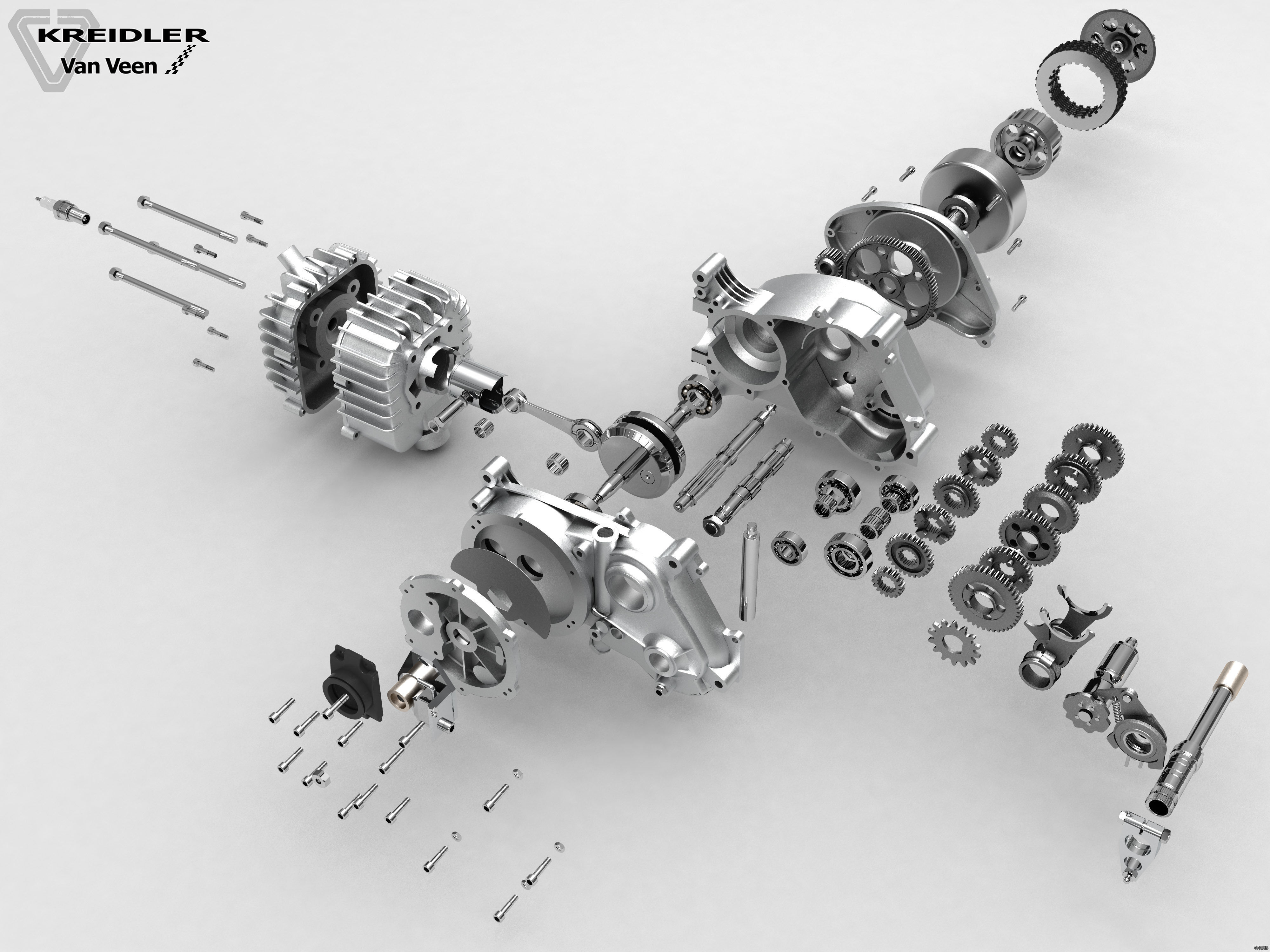 06-50CC  engines 3D print model_1