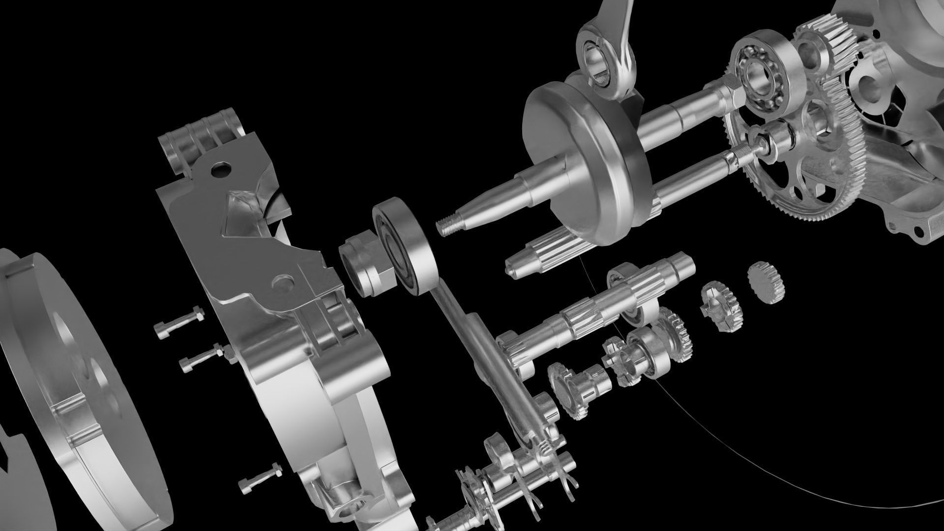 06-50CC  engines 3D print model_4