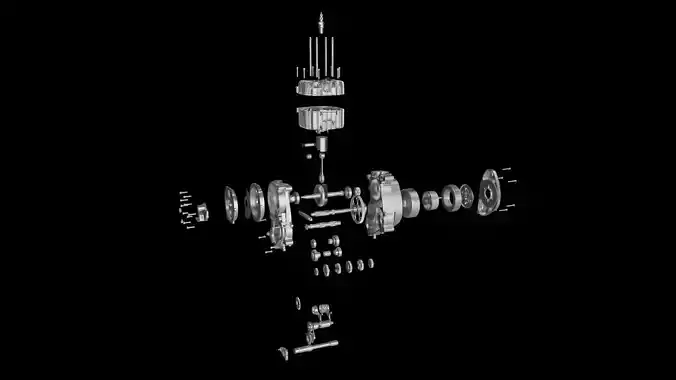 06-50CC  engines 3D print model