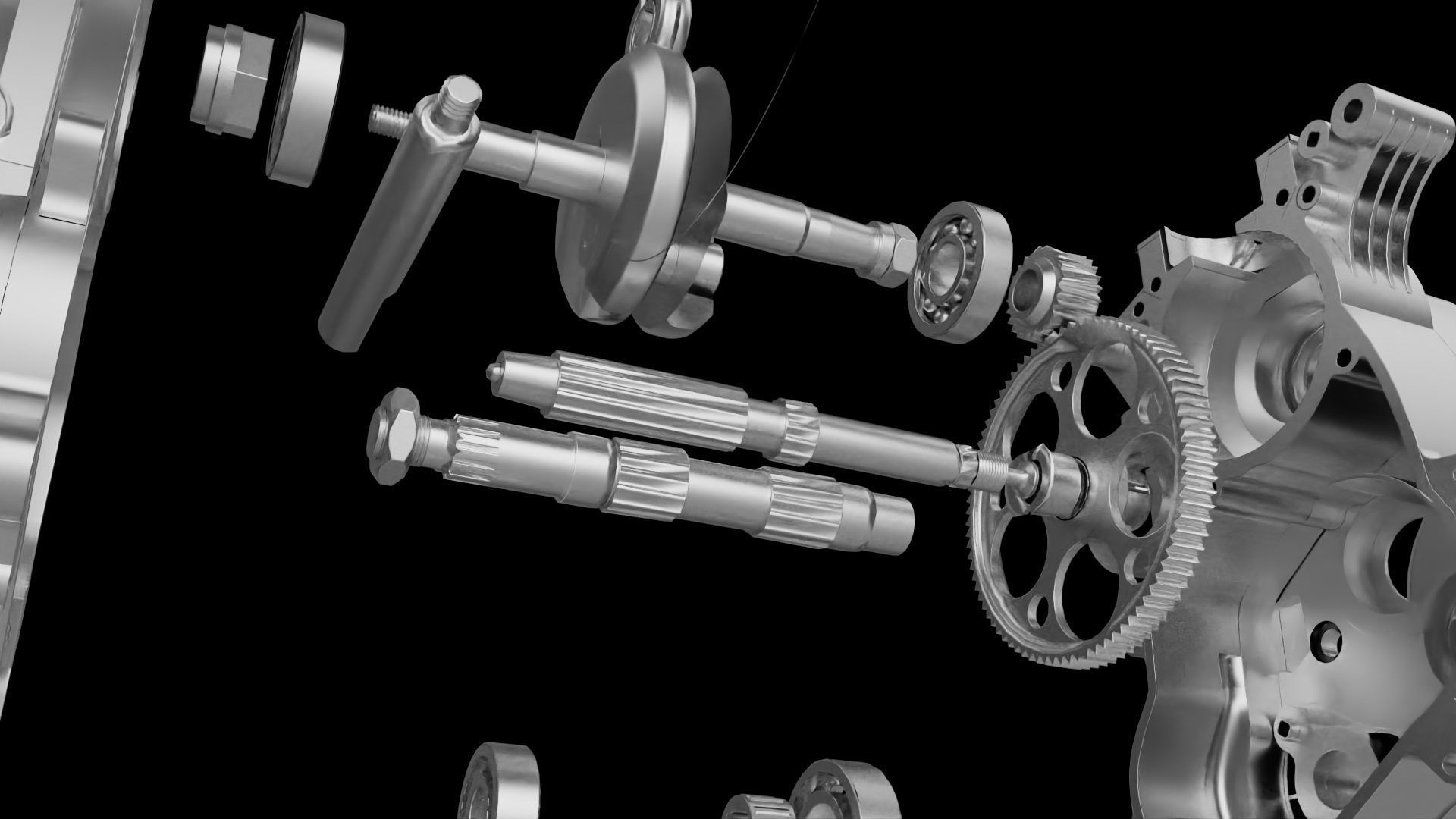 06-50CC  engines 3D print model_5