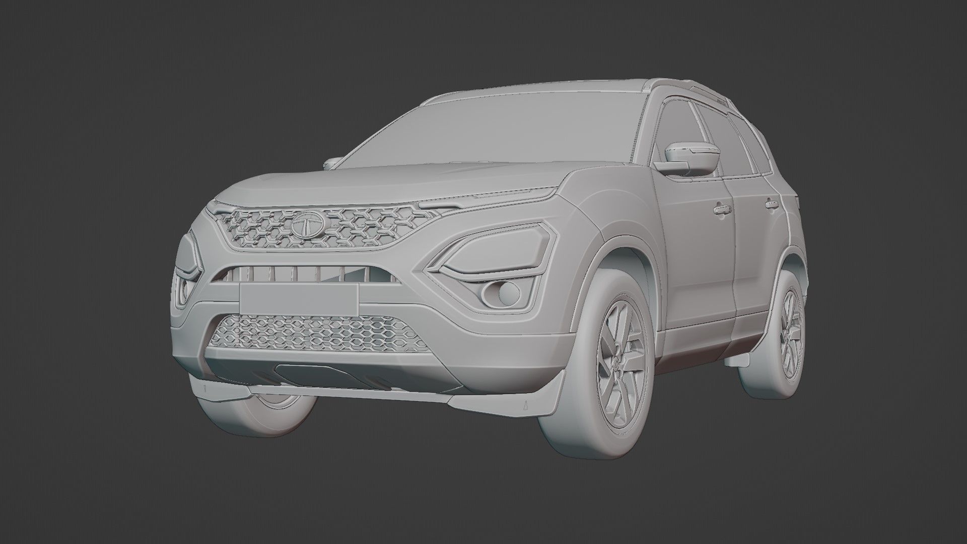 Tata safari 3D model_10