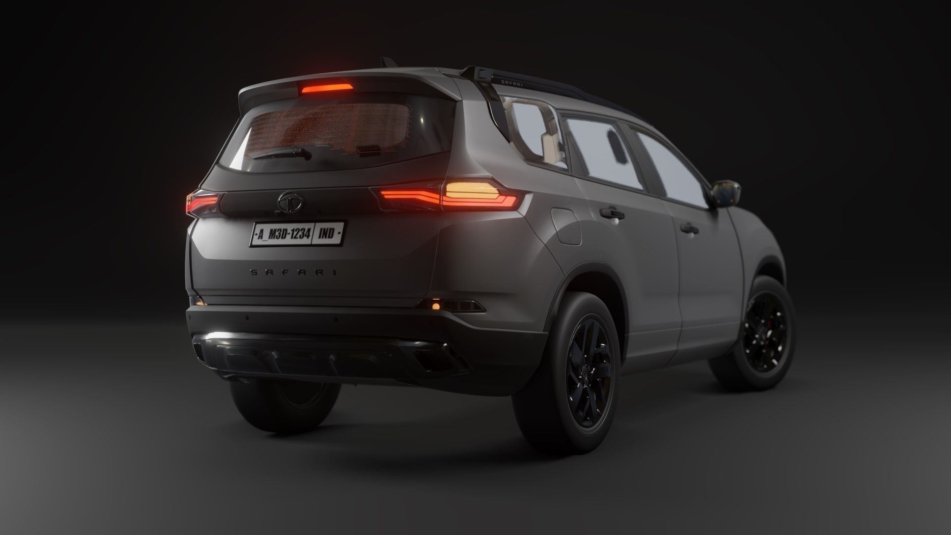 Tata safari 3D model_3