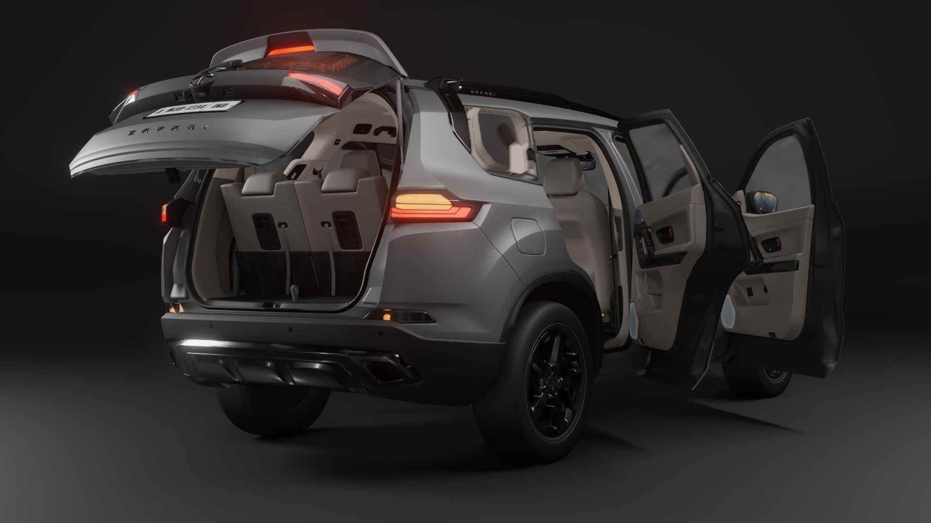 Tata safari 3D model_7