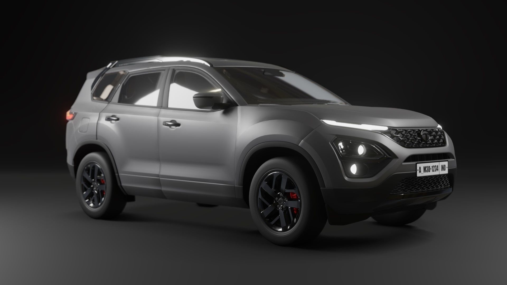 Tata safari 3D model_4