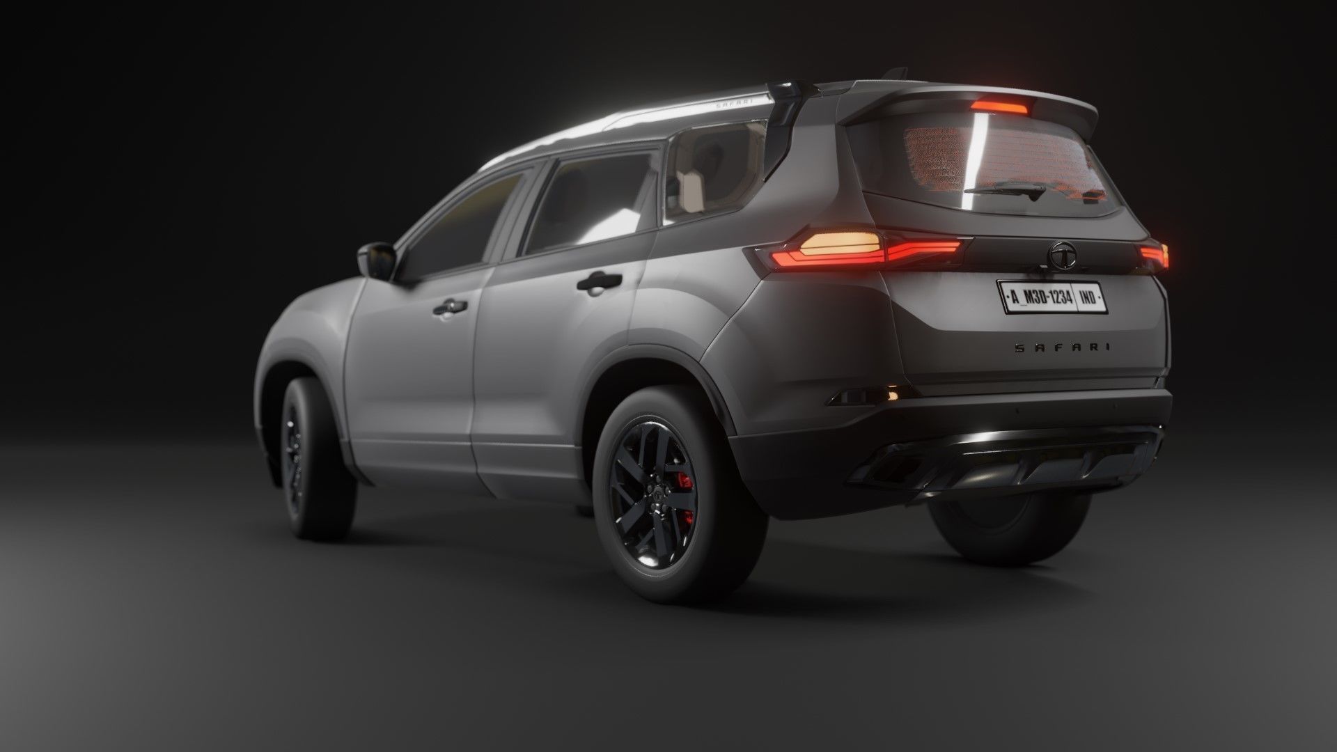 Tata safari 3D model_1
