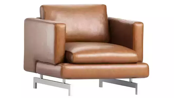 Natuzzi Italia Jeremy Armchair 3D model