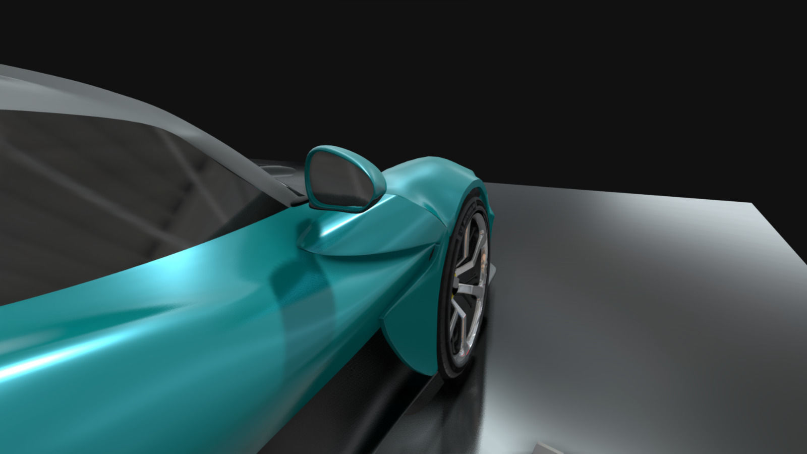 Aston Martin Valhalla 2023 3D model_7