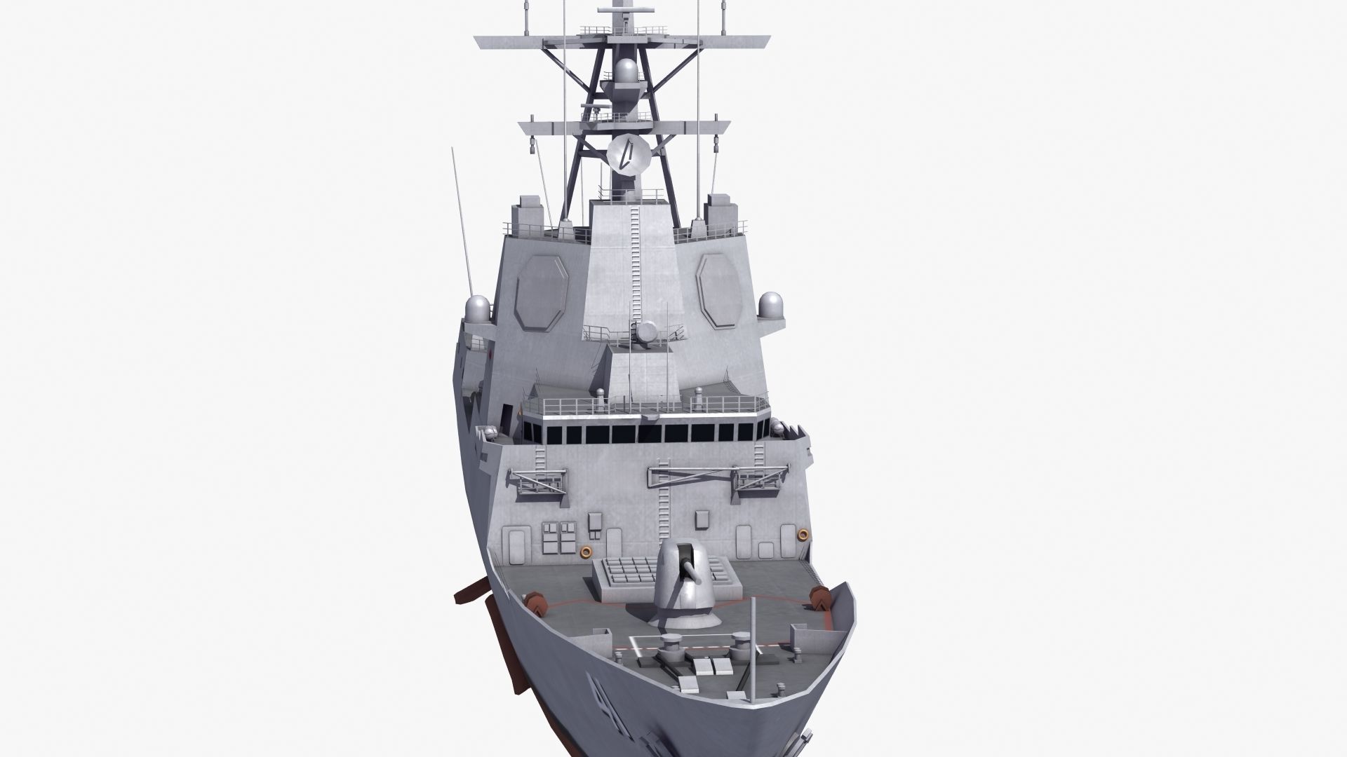 Hobart Class Destroyer D41 3D model_24