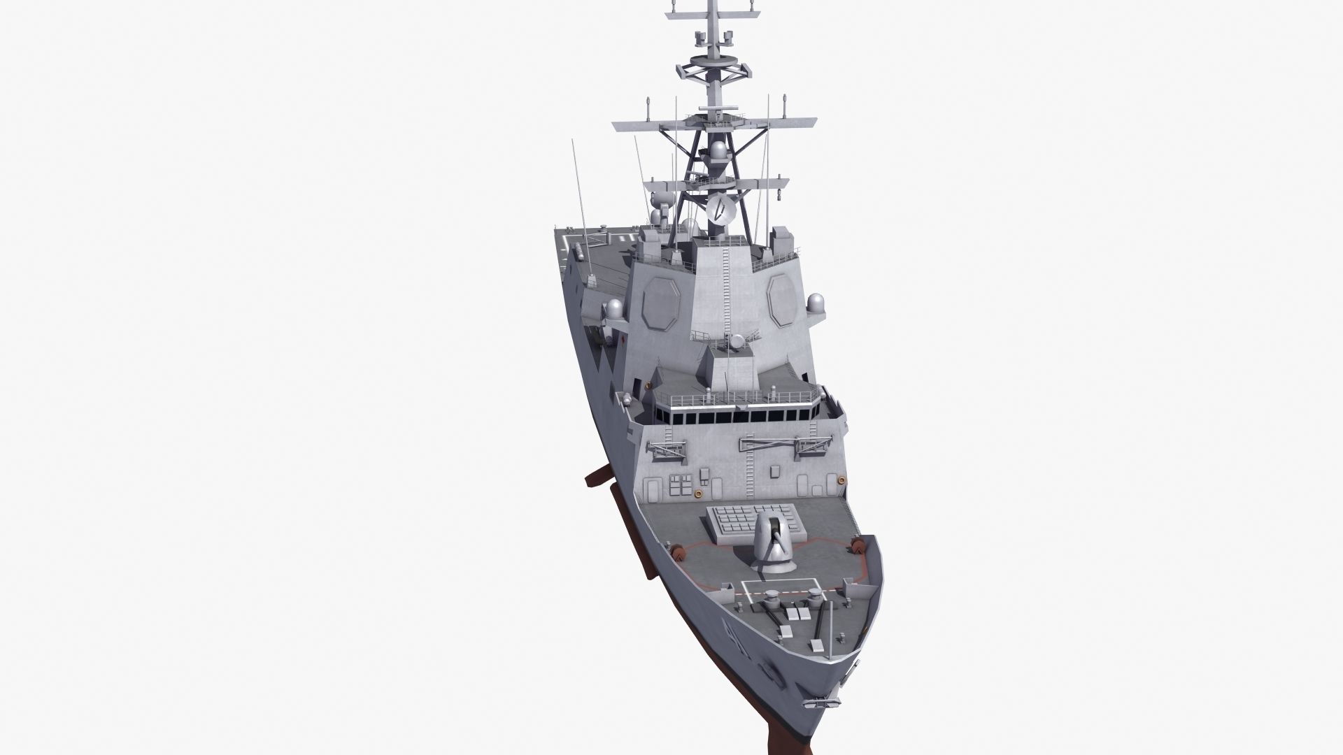 Hobart Class Destroyer D41 3D model_31