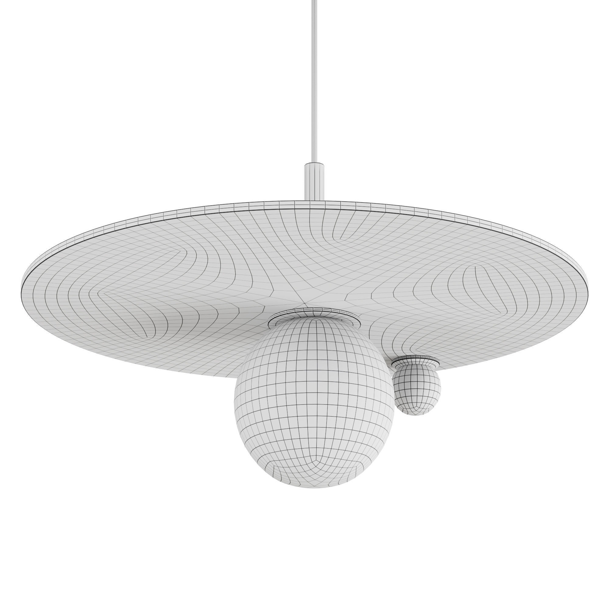 Swedish Ninja PLUTO BIG Hanging lamp 3D model_2