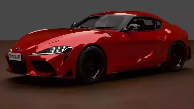 toyota supra sport red edision